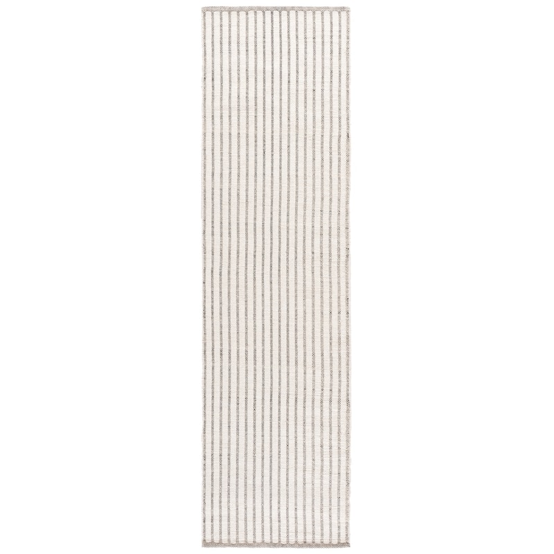 SAFAVIEH Handmade Vermont Ingried Wool Rug - 2'3" x 9' Runner - Beige/Ivory
