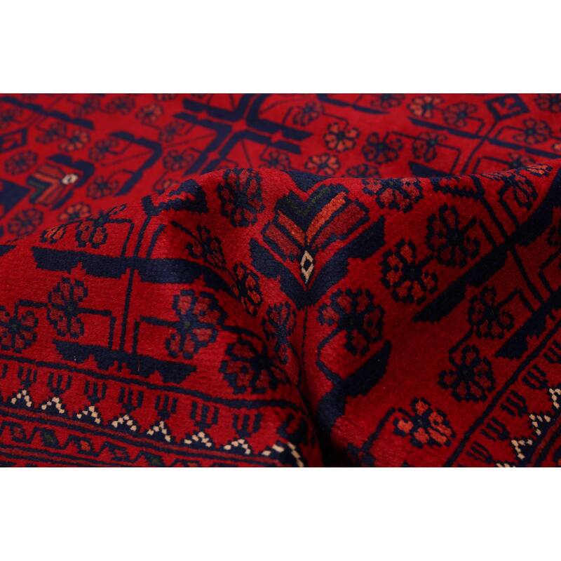 ECARPETGALLERY Hand-knotted Finest Khal Mohammadi Red Wool Rug - 5'6 x 8'4