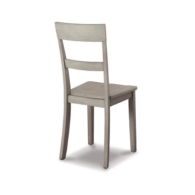 Loratti Rustic Grey Wash Dining Room Chair (Set of 2)