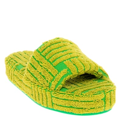 Bottega Veneta Cotton Terry Sponge Slides