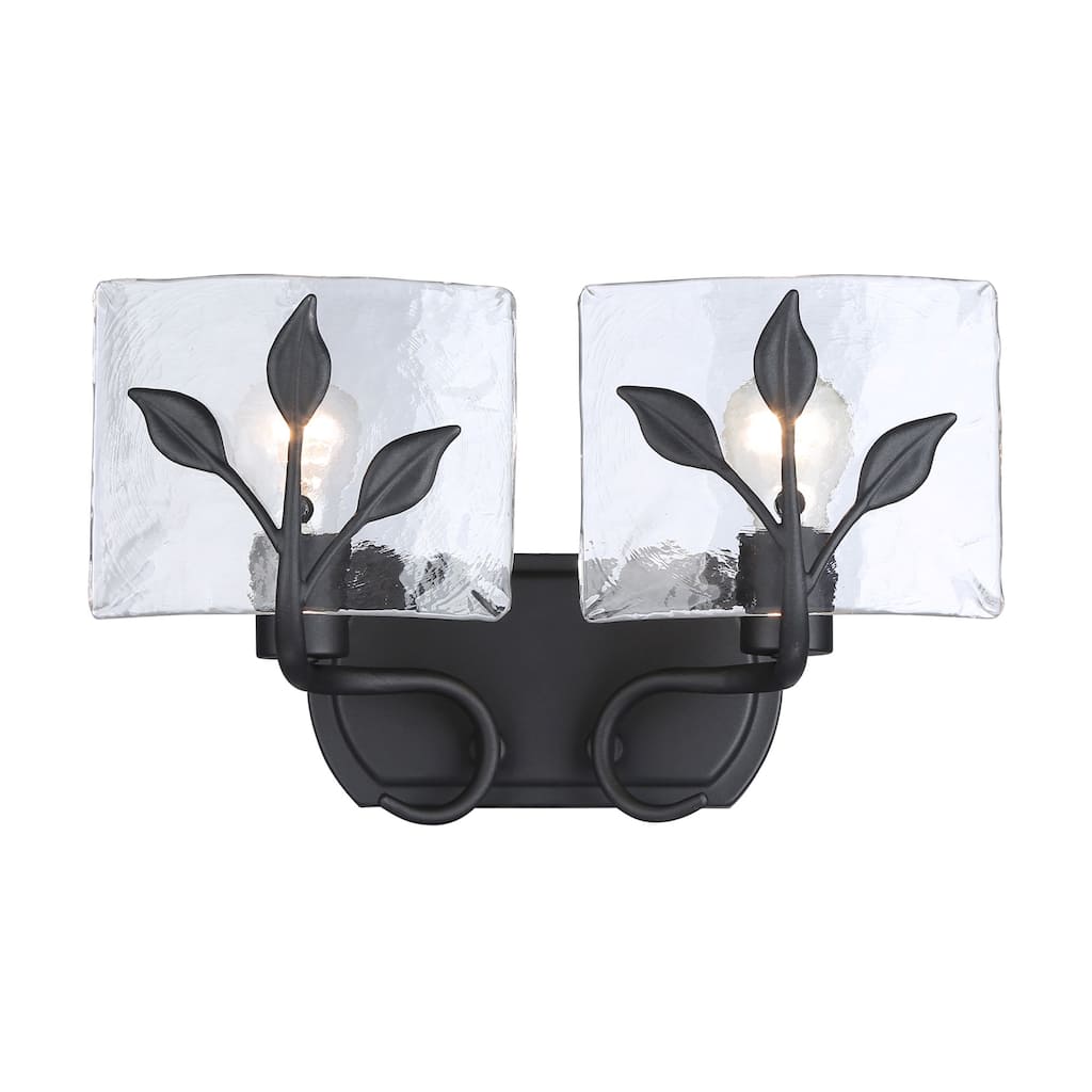 Golden Lighting 3160-BA2 Calla 2 Light 2" Wide Vanity Light
