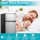 preview thumbnail 5 of 8, Costway 3.2 Cu.Ft Mini Refrigerator with Freezer Compact Fridge with - See Details