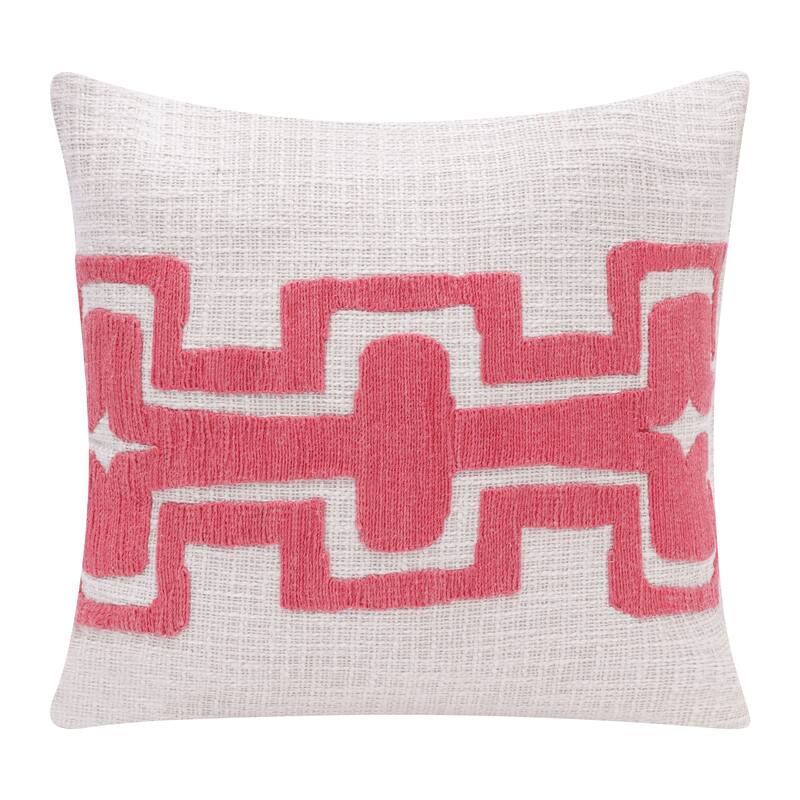 Sevita Geometric Handmade Decorative Throw Pillow