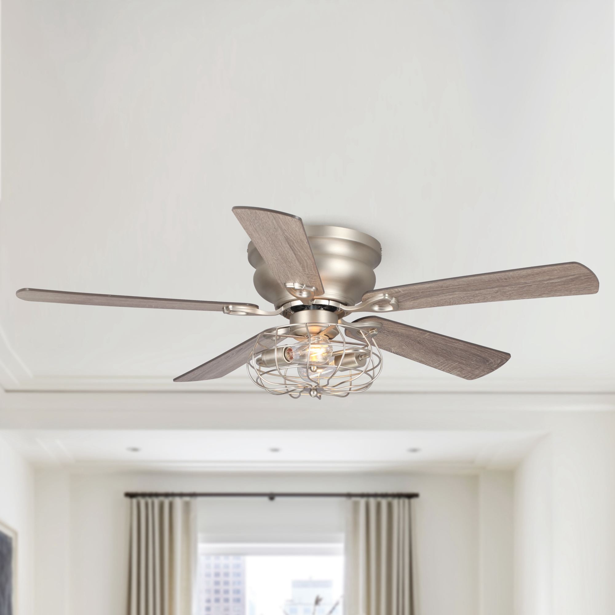 Wayfair flush mount ceiling fans discount