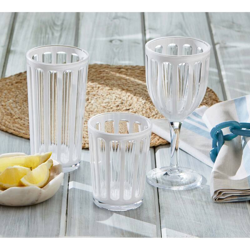 Villa Acrylic Tumbler White