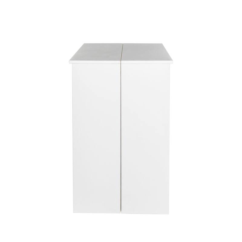 Roomfitters Modern Extendable Console Dining Table, Multifunctional Folding Table for Home or Outdoor Use