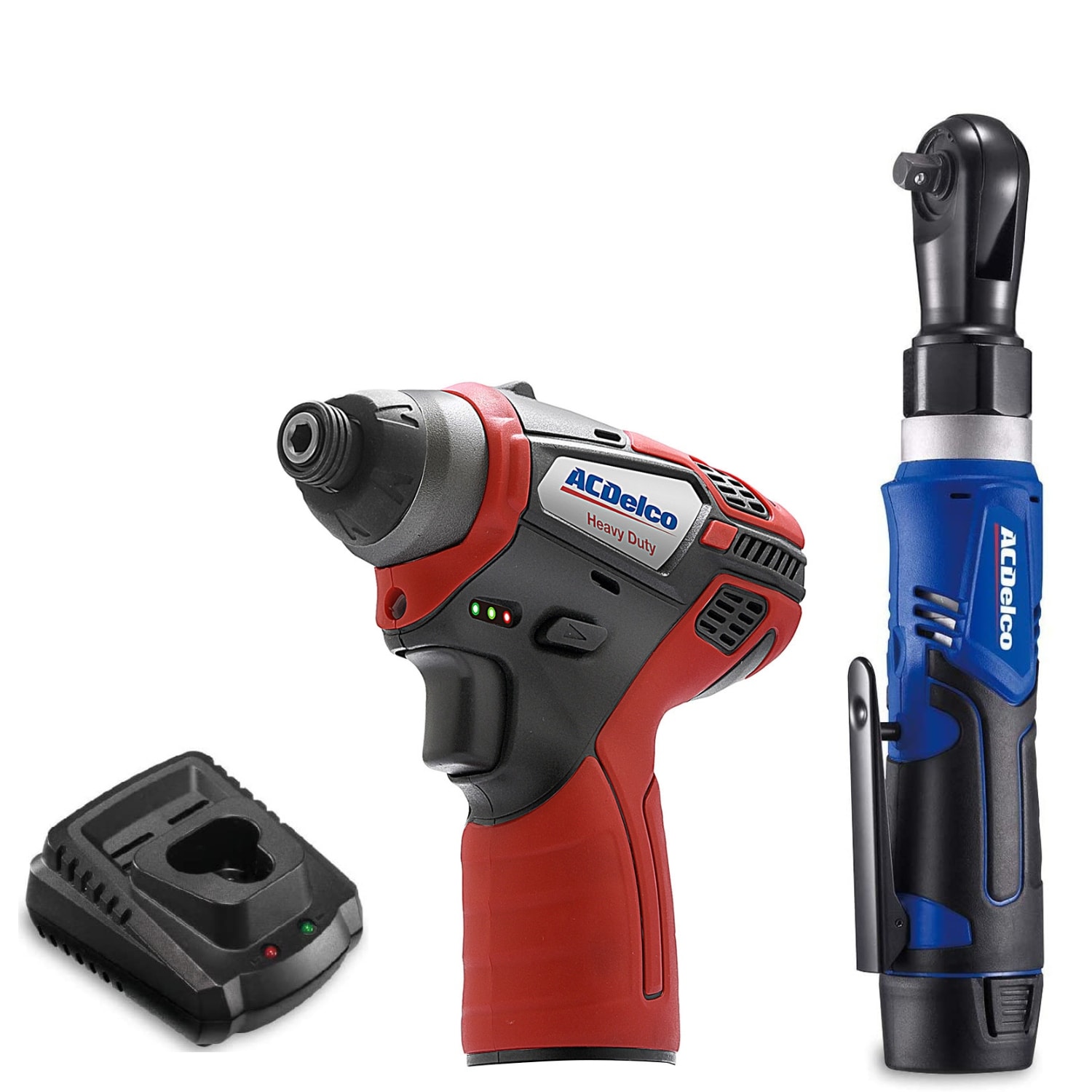 ACDelco G12 12V Cordless 3/8 in Ratchet & Impact Driver Combo Kit K15