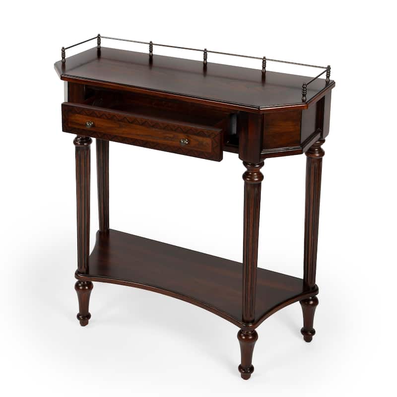 Handmade Butler Charleston Cherry-finished Brown Wood/Veneer Plantation Console Table (China)