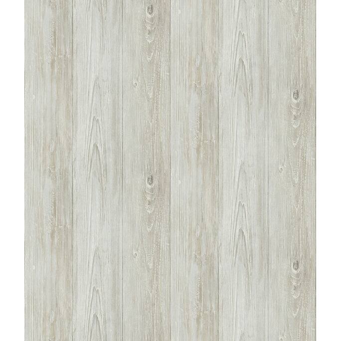 Brewster Ferox Neutral Wood Planks Wallpaper - 20.5in x 396in x 0.025in