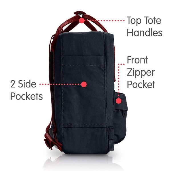 fjallraven kanken backpack mini black with red handles Fjllrven Knken Rowan One Size : Clothing, Shoes & Jewelry Discover the Fjllrven Blackberry Knken Mini Fjallraven Kanken Mini Backpack -
