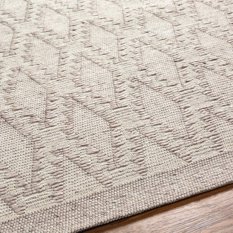 Nattie Handmade Trellis Wool & Recycled PET Area Rug