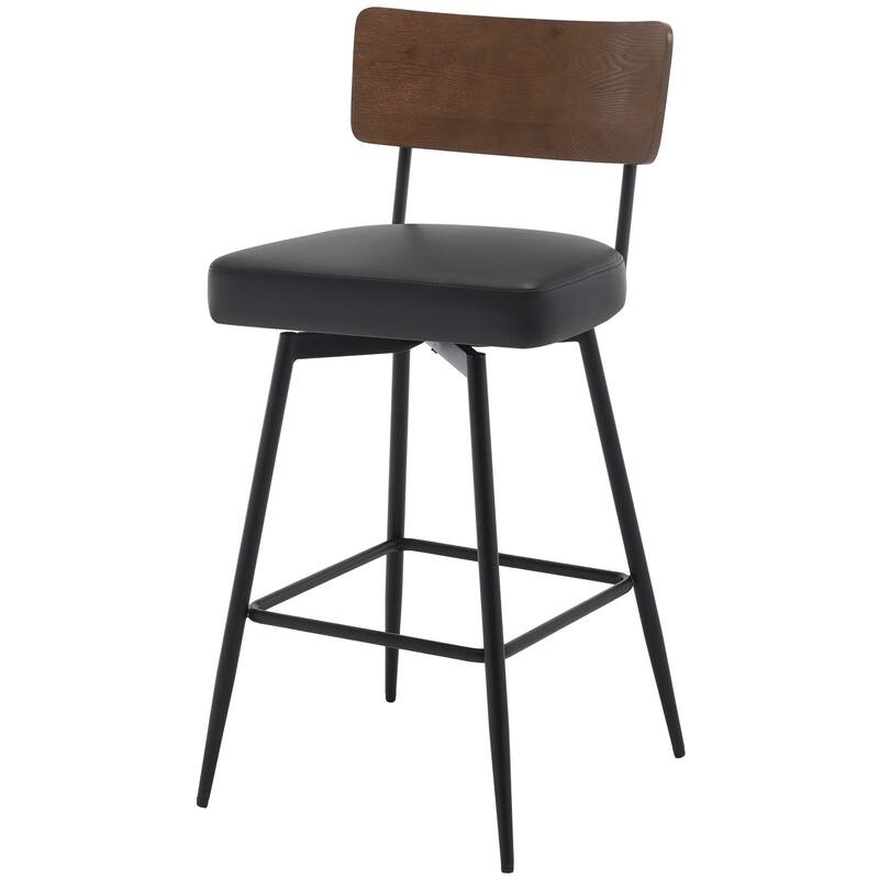 26"/ 29" Faux Leather Swivel Counter/ Bar Stools Set of 2/3