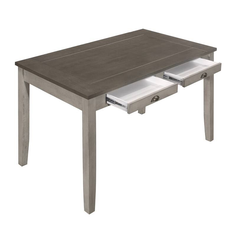 Dardanelle Wood 5-Piece Counter Height Dining Set - Light Grey