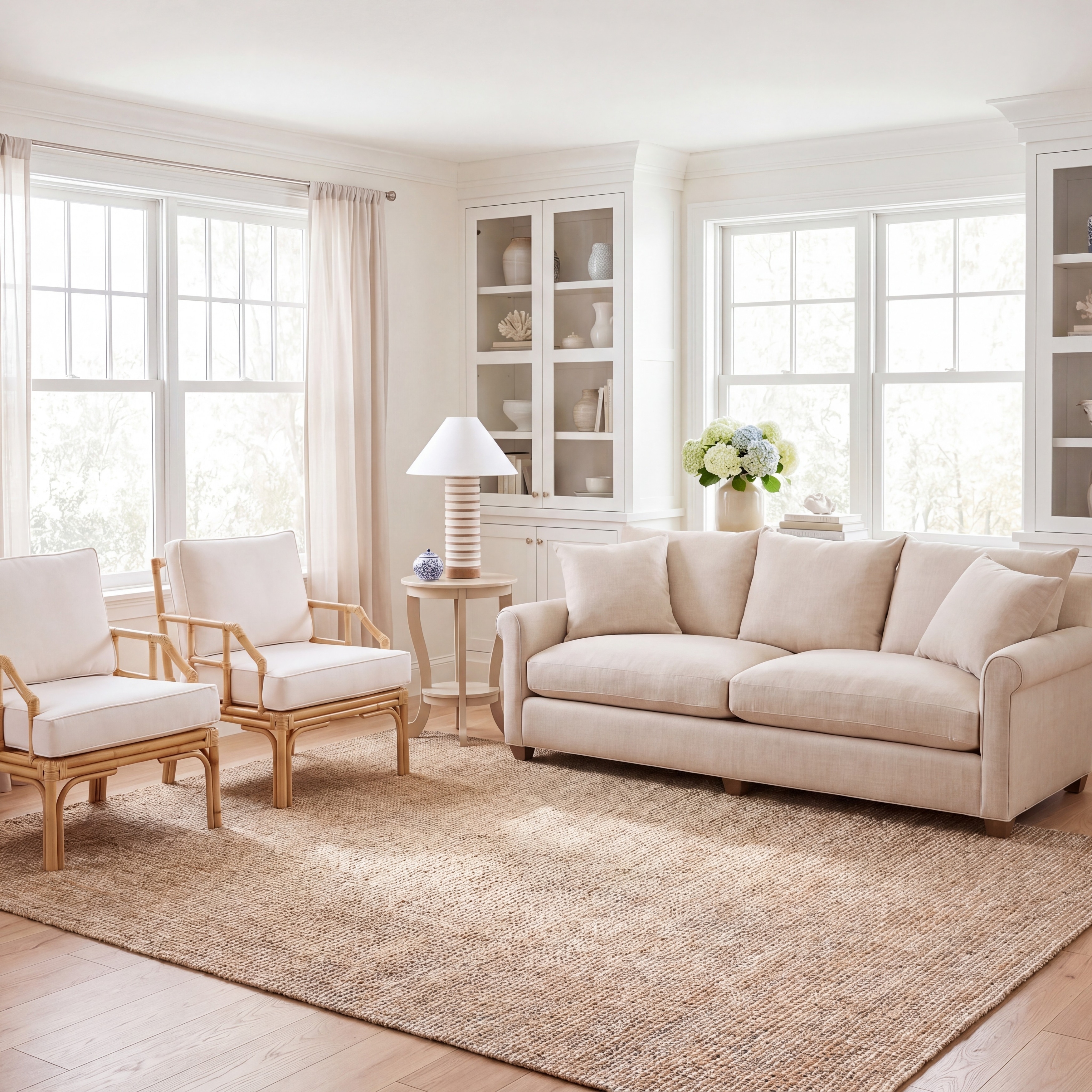 SAFAVIEH Handmade Natural Fiber Yareli Jute & Wool Rug..