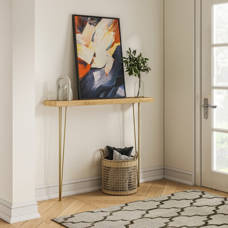 Rectangular Console Table