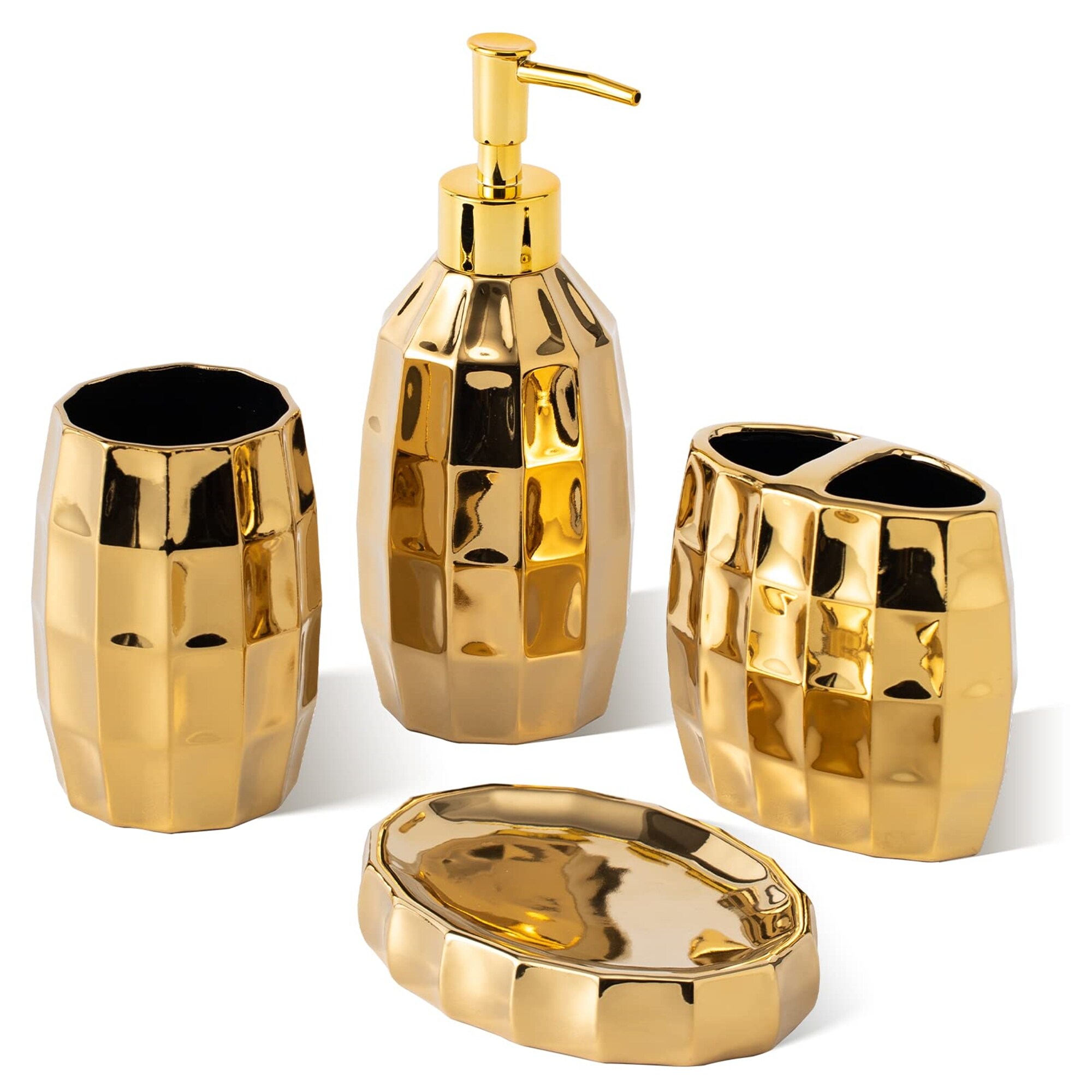 4 Piece Bathroom Accessories Set-image