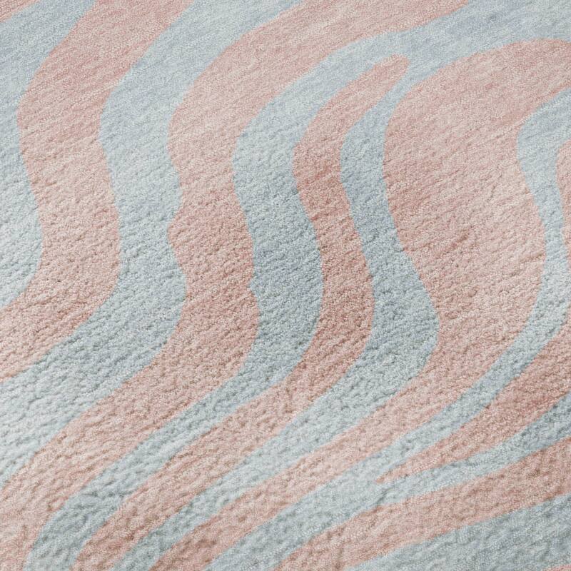 Premium Washable Super Soft Modern Zebra Print Mayfield Rug