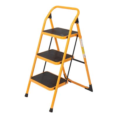 3 Step Ladder Folding Step Stool, 330 lb. Capacity