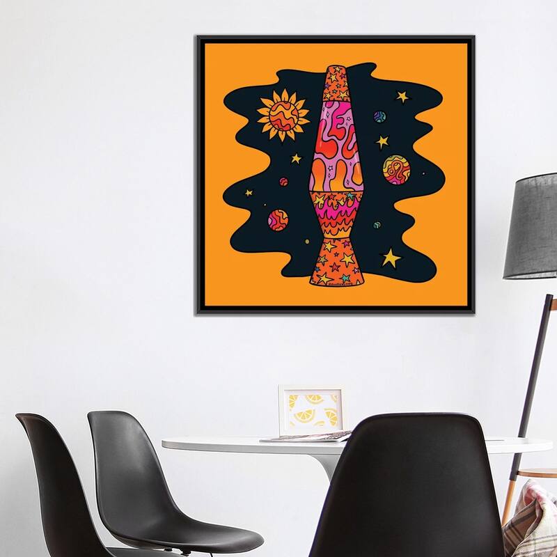iCanvas "Leo Lava Lamp" by Doodle By Meg Framed Canvas Print