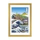 preview thumbnail 4 of 18, iCanvas "The Great Wave Of Barcelona" by Alberto Perez Gold - 24x16x1