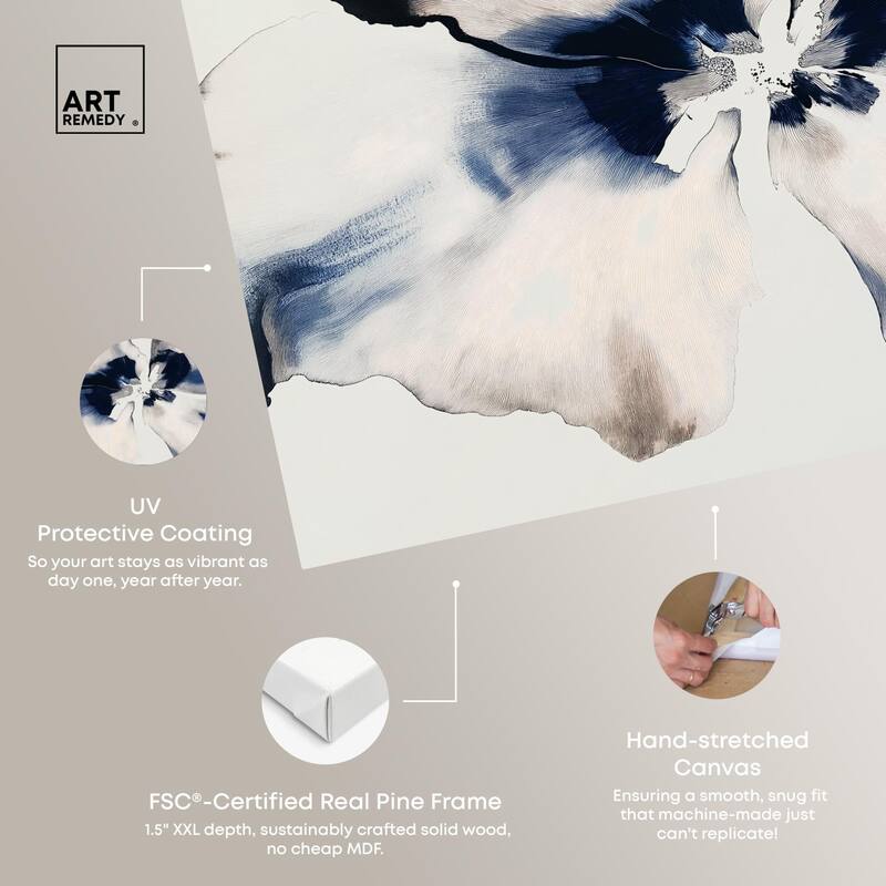 Ephemeral Beauty Canvas by Art Remedy, Gallery Wrapped