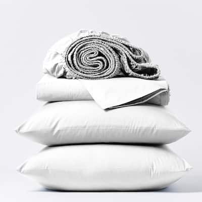 Purity Home 400TC 100% Cotton Long Staple Ultra-soft Percale Sheet Set