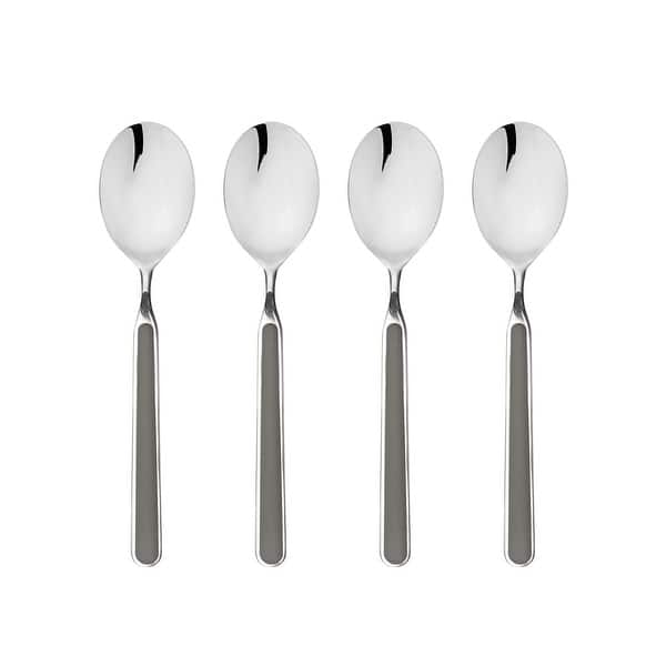 slide 2 of 2, Mepra Fantasia 4-Piece Coffee Spoon Set Vicuna
