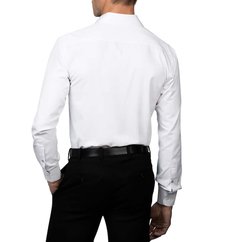 Ben Sherman Men's Basketweave Dobby Dress Shirt - Slim Fit