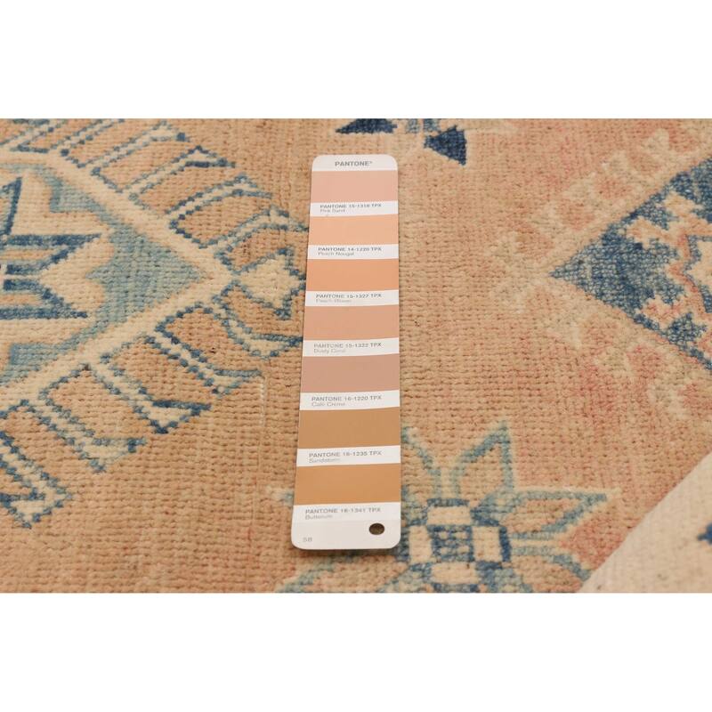 ECARPETGALLERY Hand-knotted Finest Ghazni Copper Wool Rug - 9'7 x 14'1