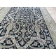 preview thumbnail 3 of 10, Hand Knotted Black Hereke with Wool & Silk Oriental Rug (6' x 8'11") - 6' x 8'11"