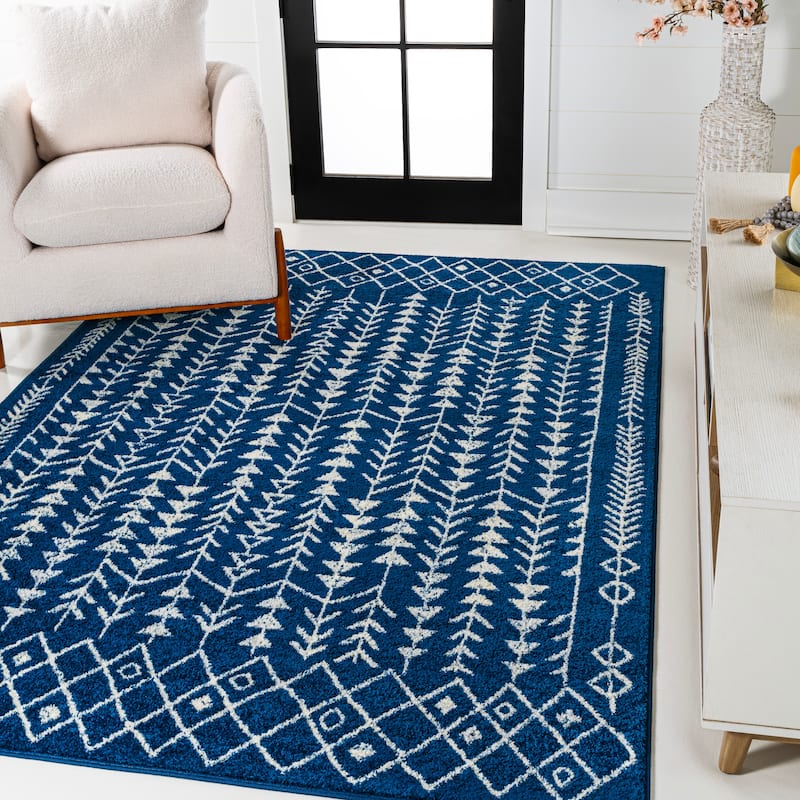 JONATHAN Y Asilah Moroccan Geometric Area Rug