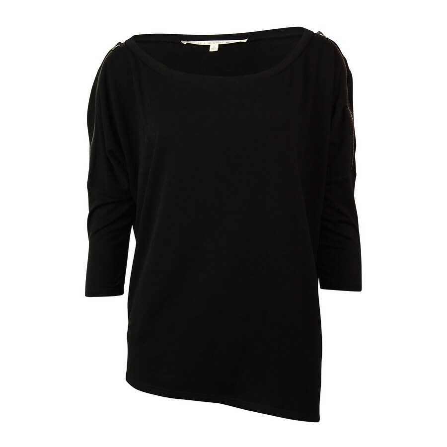 rachel roy zip asymmetrical sweater