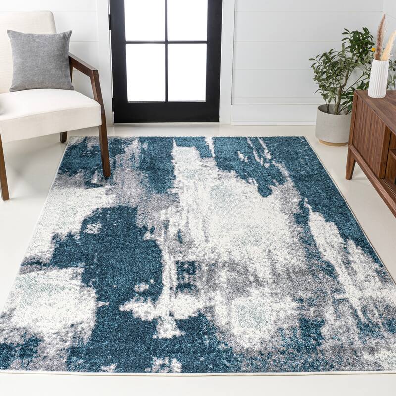 JONATHAN Y Sloane Contemporary Bohemian Abstract Marble Area Rug