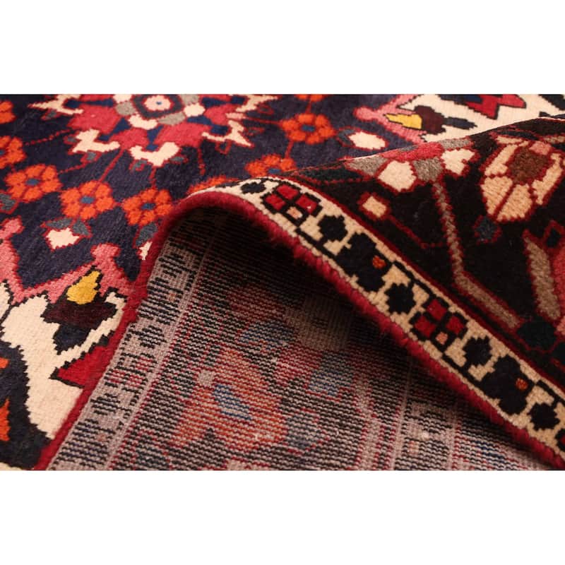 ECARPETGALLERY Hand-knotted Kayseri Vintage Dark Red Wool Rug - 5'7 x 8'6