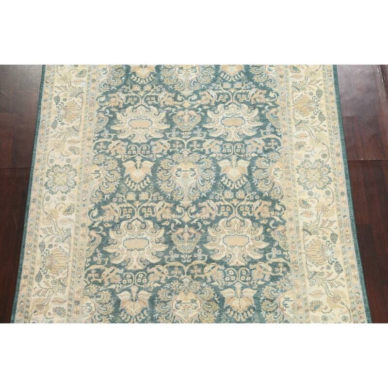 Vegetable Dye Traditional Floral Ziegler Wool Area Rug Hand-knotted - 6'7" x 9'0"