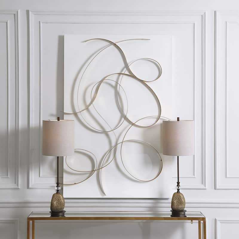 Uttermost Freehand Modern Metal Wall Panel