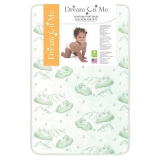 Dream On Me 3-inch Square Corner Playard Mattress