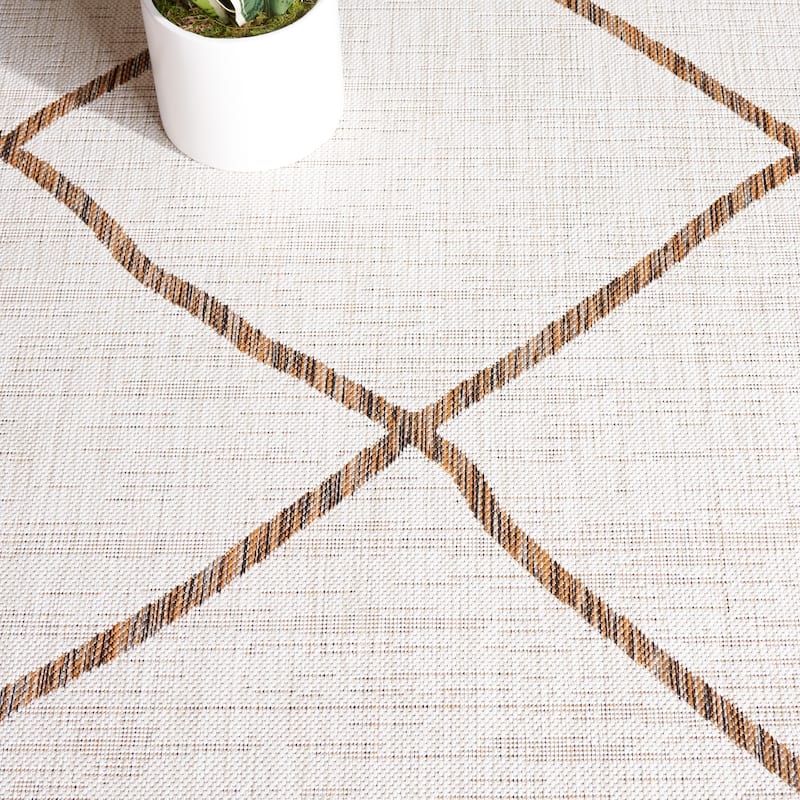 SAFAVIEH Courtyard Alayne Transitional Indoor/Outdoor Rug