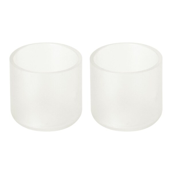 Clear PVC Chair Leg Caps End Tip Feet Cover Furniture Glide Floor Protector 2pcs 1.5" 38mm Inner Diameter