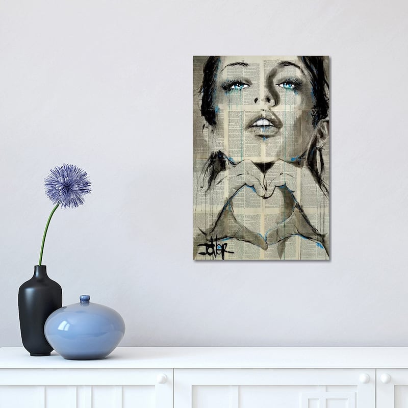 iCanvas "All You Need Is" by Loui Jover Canvas Print - 18x12x1.5
