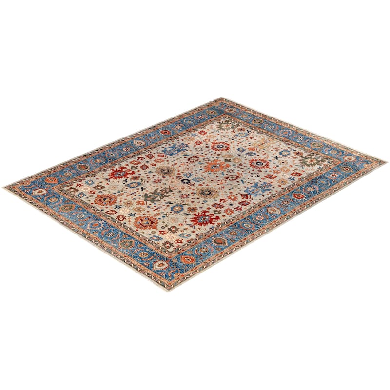 Serapi One-of-a-Kind Hand-Knotted Area Rug - Gray - 9' 1" x 11' 9"