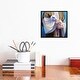 preview thumbnail 18 of 16, iCanvas "Safe In The Arms Of Jesus" by Mikki Senkarik Framed Canvas Print
