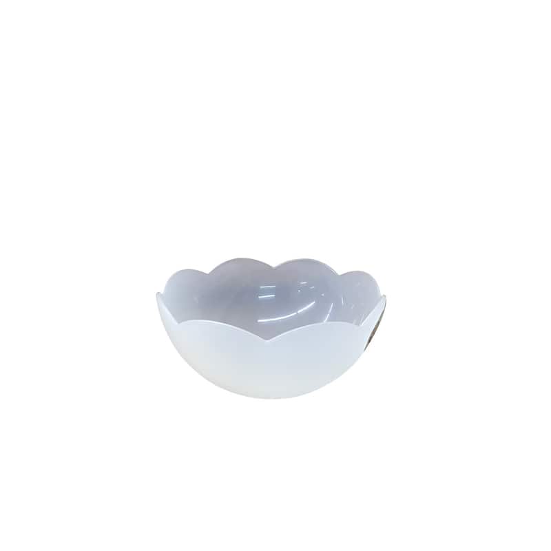 Italian Plastic 6" Salad Bowl Ice- A