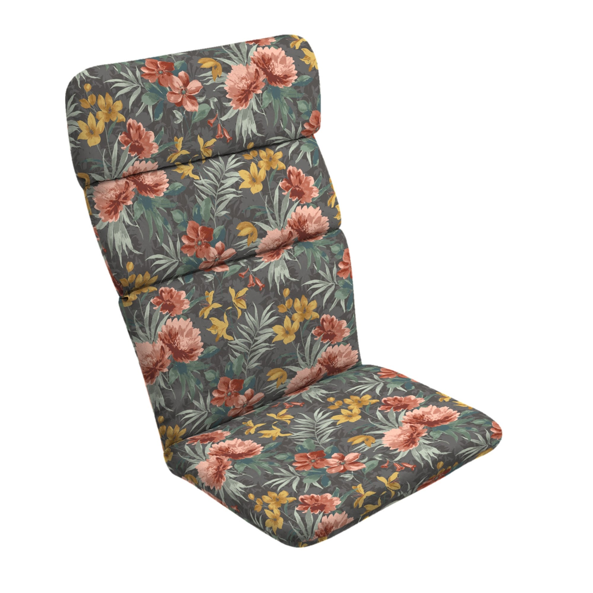 ARDEN Phoebe Floral Outdoor Adirondack Chair Cushion - 45.5 in L x 20 in W x 2.25 in H