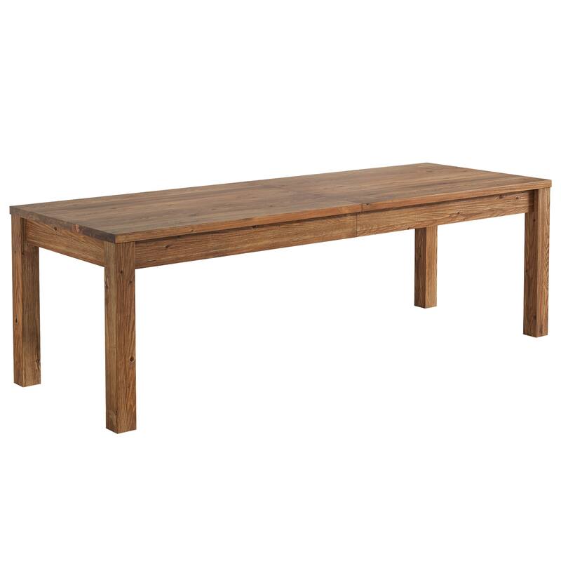 78.7" Dining Table for 6 8 10, Solid Wood Rustic Large Kitchen Table