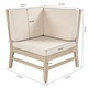 preview thumbnail 88 of 86, Christopher Knight Home - Outdoor Patio Conversation Set, Acacia Wood Frame, Cushions & Slatted Coffee Table