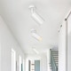 preview thumbnail 5 of 68, Modern Brass 1-Light Ceiling Spotlight - Adjustable White