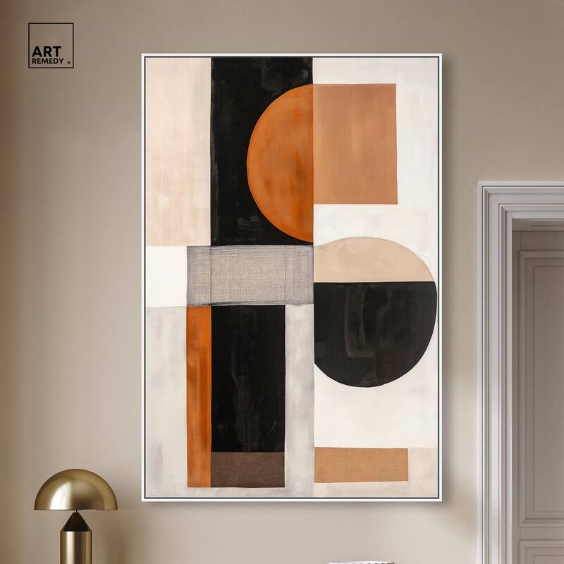 Divided Circle I Canvas by Art Remedy
