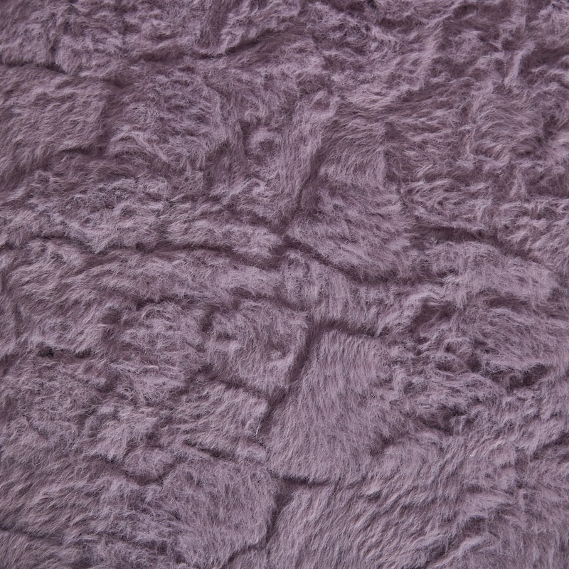 GDF Studio - Modern Faux Fur Upholstered Swivel Home Office Chair with Metal Base with Ergonomic Backrest and Wide Deep Seating