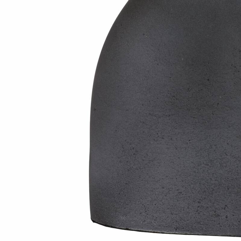 Decorative Sleek Sculptural Metal Vase - Contemporary Flower Vase